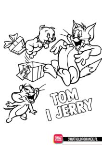 Kolorowanka Tom & Jerry
