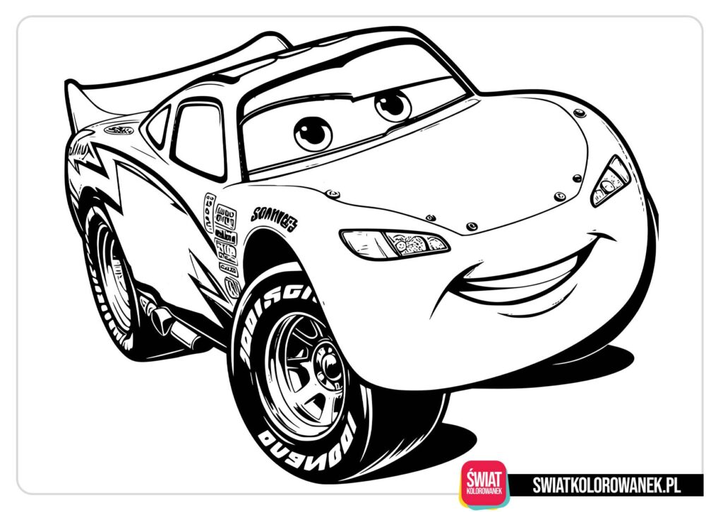 Kolorowanki Cars. Kolorowanki Auta.