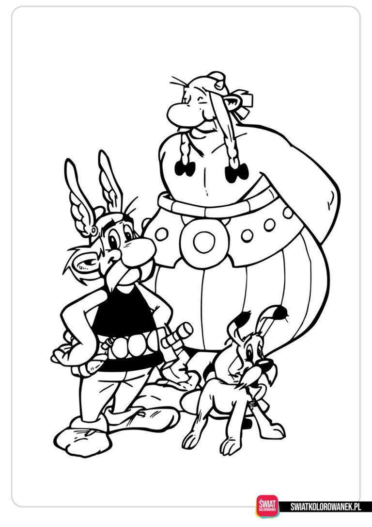 Asterix i Obelix kolorowanki