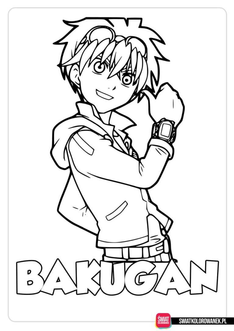 Bakugan kolorowanki