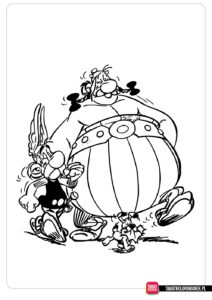 Drukowanka Asterix i Obelix