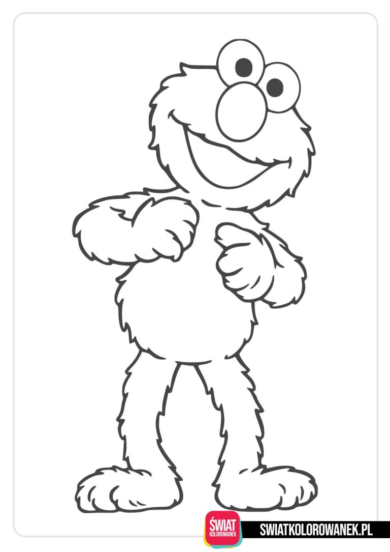 Kolorowanka Elmo