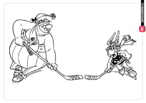 Kolorowanki - Asterix i Obelix do druku
