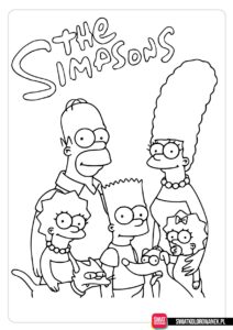 Simpsonowie - kolorowanki
