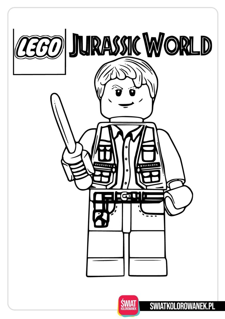 Kolorowanki LEGO Jurassic World