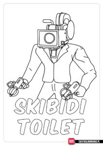 Skibidi Toilet kolorowanki do druku