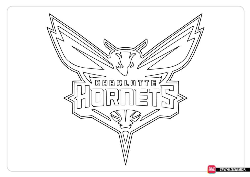 Charlotte Hornets kolorowanka
