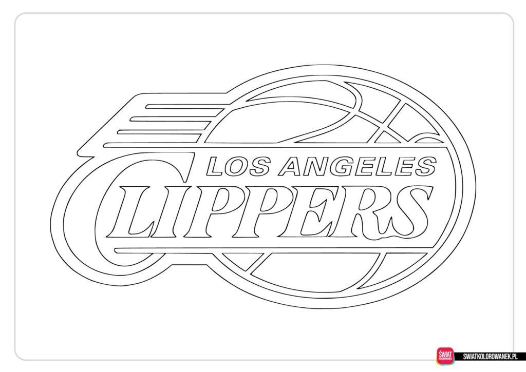 Los Angeles Clippers kolorowanka