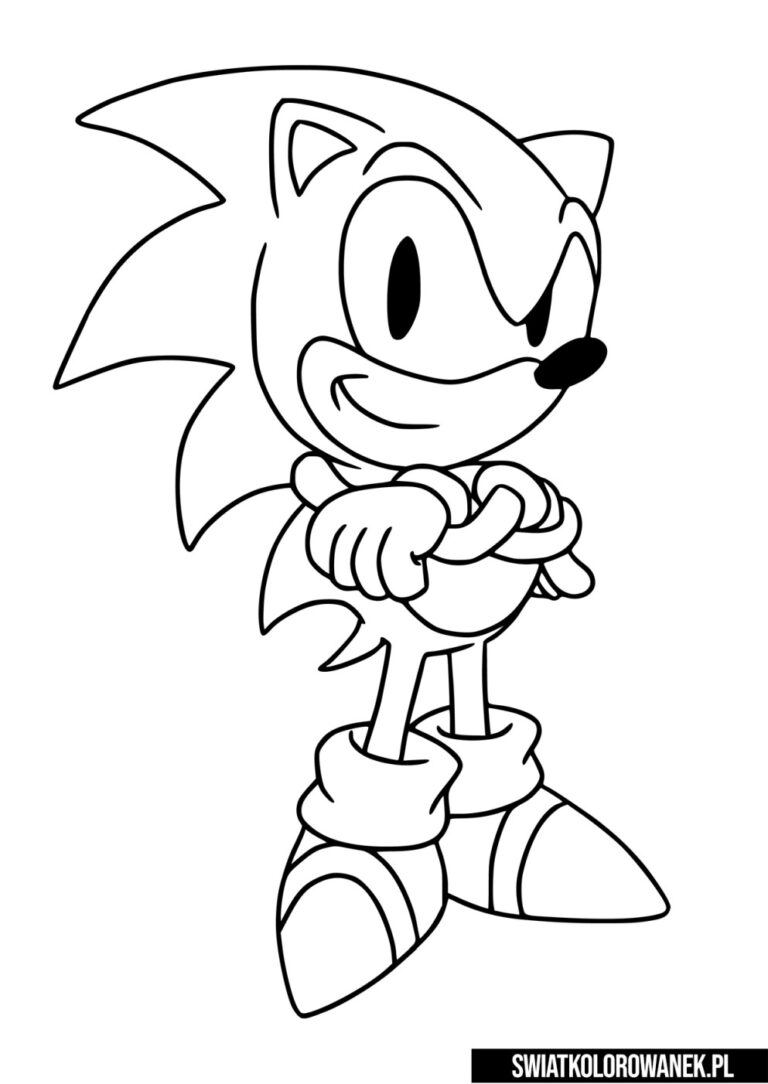 Kolorowanka Sonic