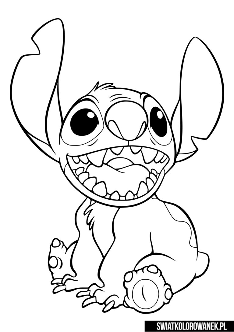 Kolorowanka Sticz (Stitch)