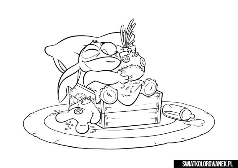 Kolorowanka Stitch