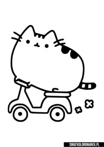 Pusheen kolorowanka