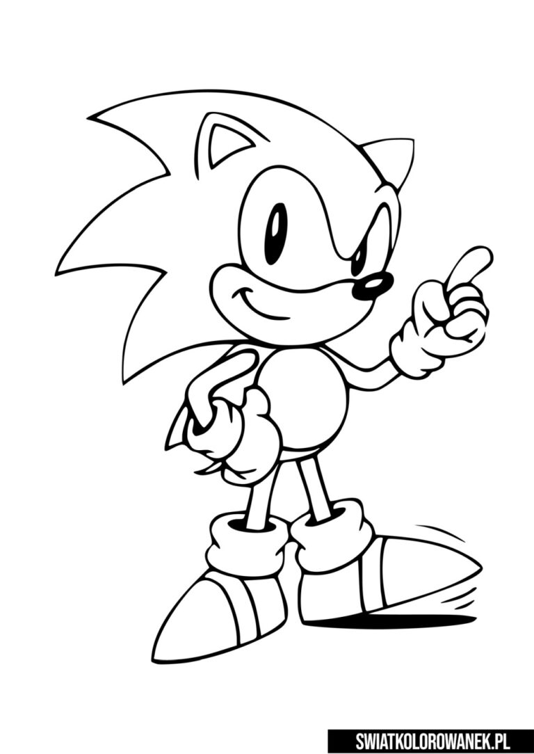 Malowanka Sonic