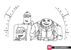 Kolorowanki Minionki
