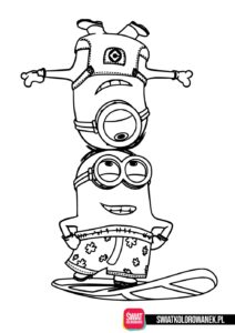 Kolorowanki z Minionkami do druku