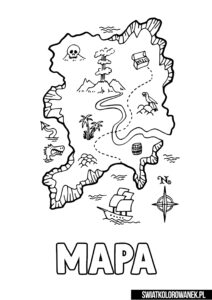 Mapa kolorowanka