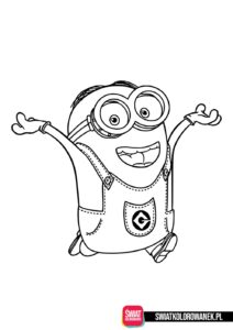 Minionki kolorowanki