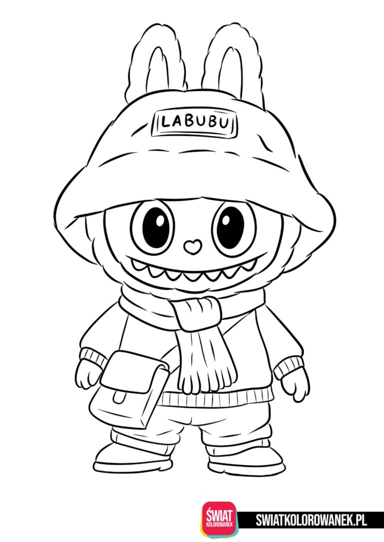 Kolorowanka Labubu