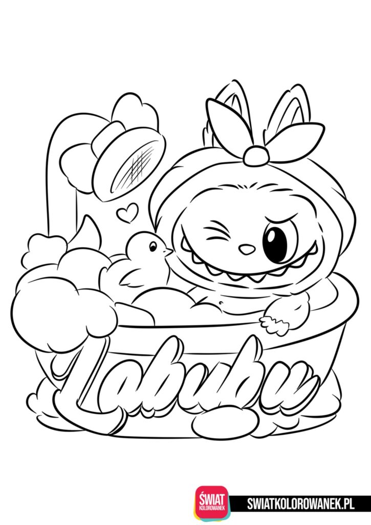 Labubu kolorowanki
