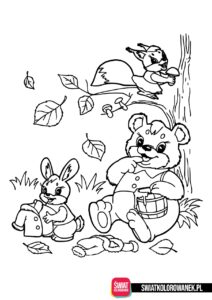 Darmowe kolorowanki jesienne