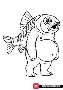 Italian Brainrot kolorowanka