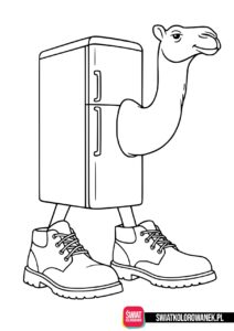 Kolorowanki Italian Brainrot - Frigo Camelo