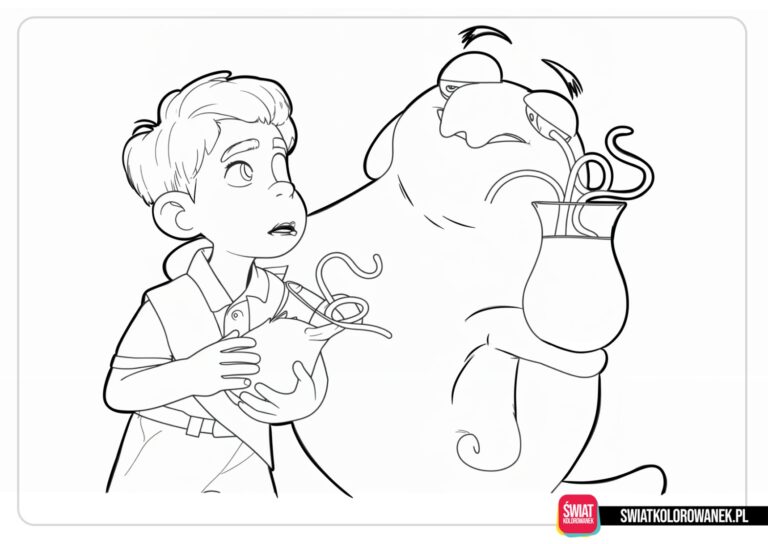 Elio bajka kolorowanka