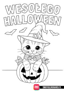Halloween kolorowanki do druku
