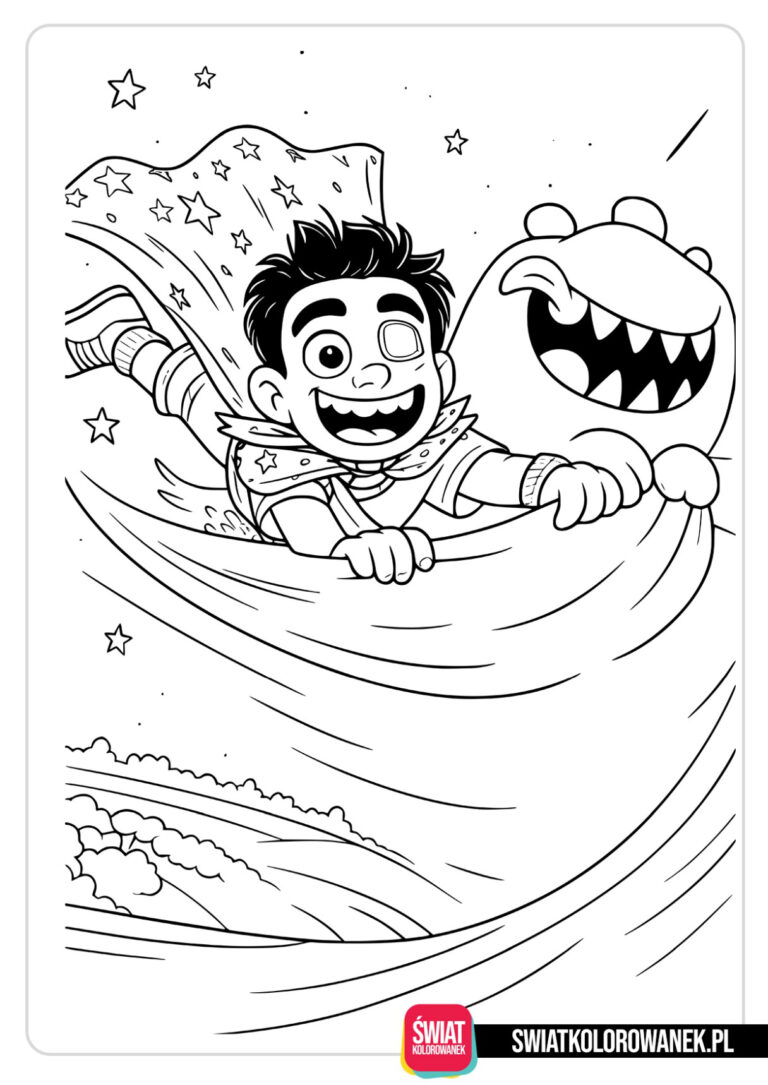 Kolorowanka Elio do wydruku