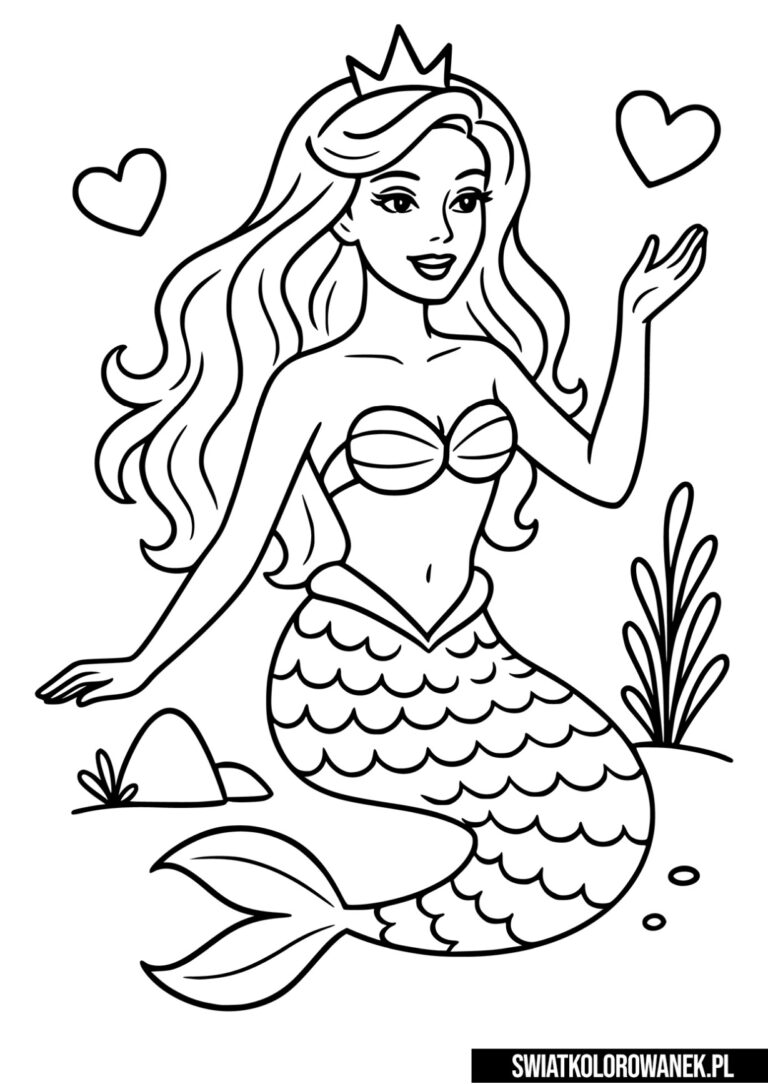 Kolorowanka Syrena