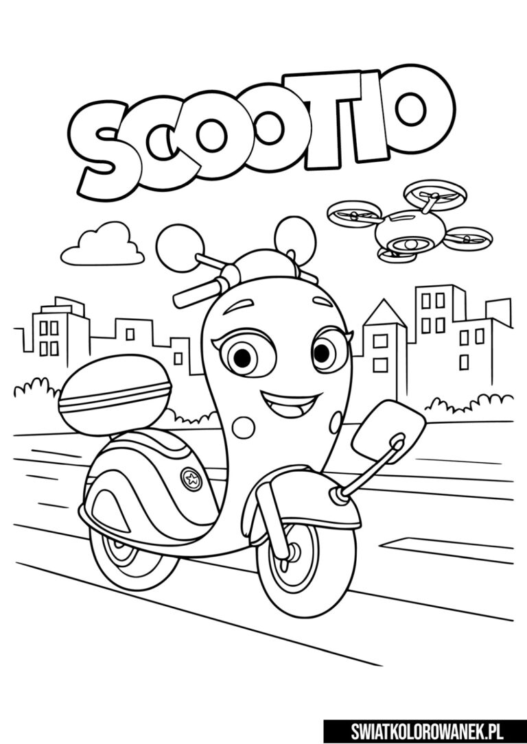 Kolorowanki Ricky Zoom