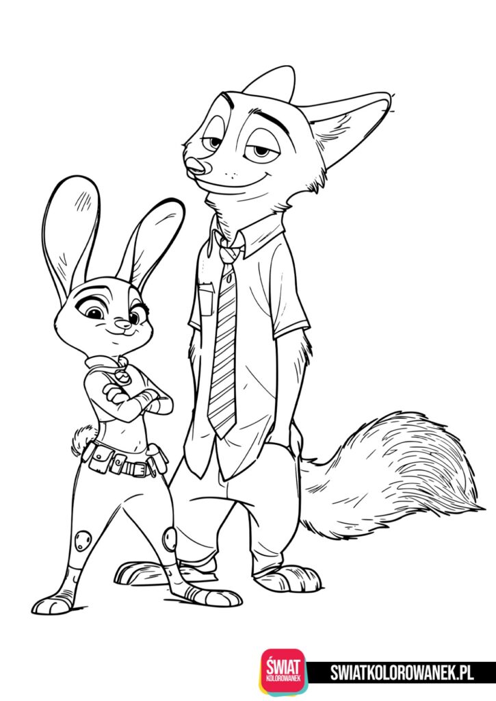 Zwierzogród kolorowanki do wydruku