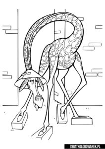 Melman kolorowanka